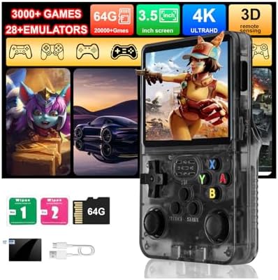 Amazon.com: Actualia R36S Retro Handheld Game Console with 128G